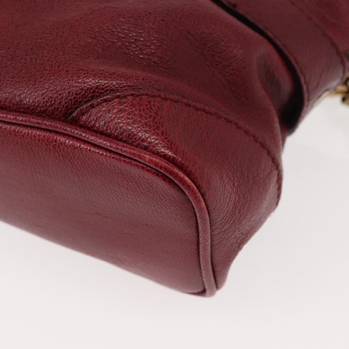 Burberry Shoulder Bag Leather, RED, LEATHER, Shoulder bag