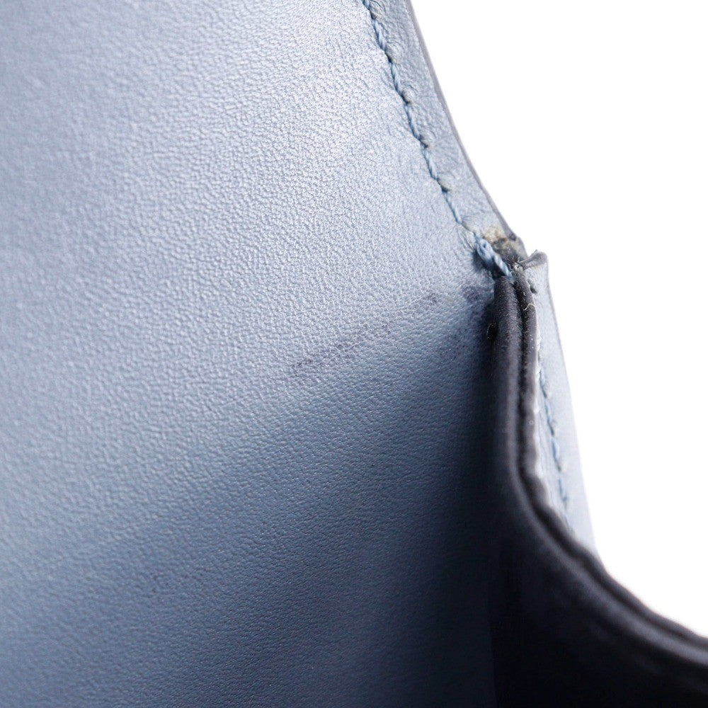 Loewe Barcelona Shoulder Bag Leather, BLUE, LEATHER, Shoulder bag