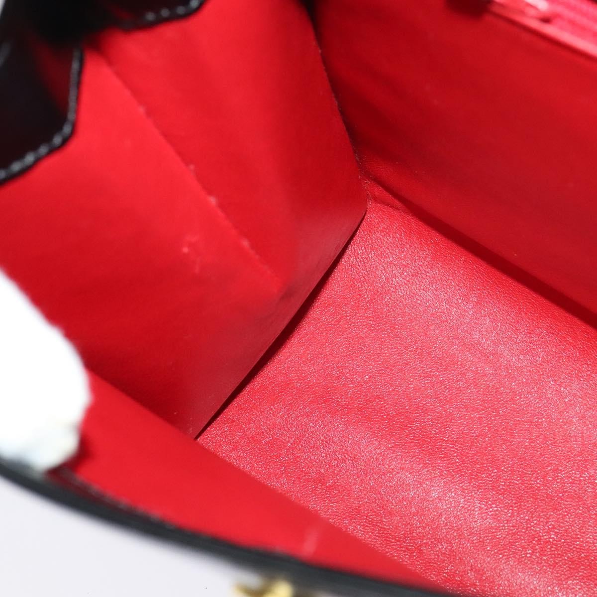 Celine Vintage Logo Top Handle Bag Leather, BLACK, LEATHER, Handbag