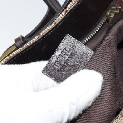 Gucci Belted Bucket Tote GG Canvas with Leather, BEIGE, CANVAS, Tote bag