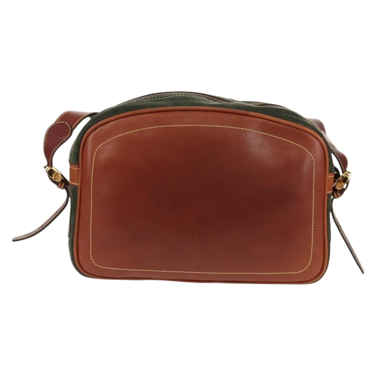 Loewe Anagram Shoulder Bag Suede, BROWN, SUEDE, Shoulder bag
