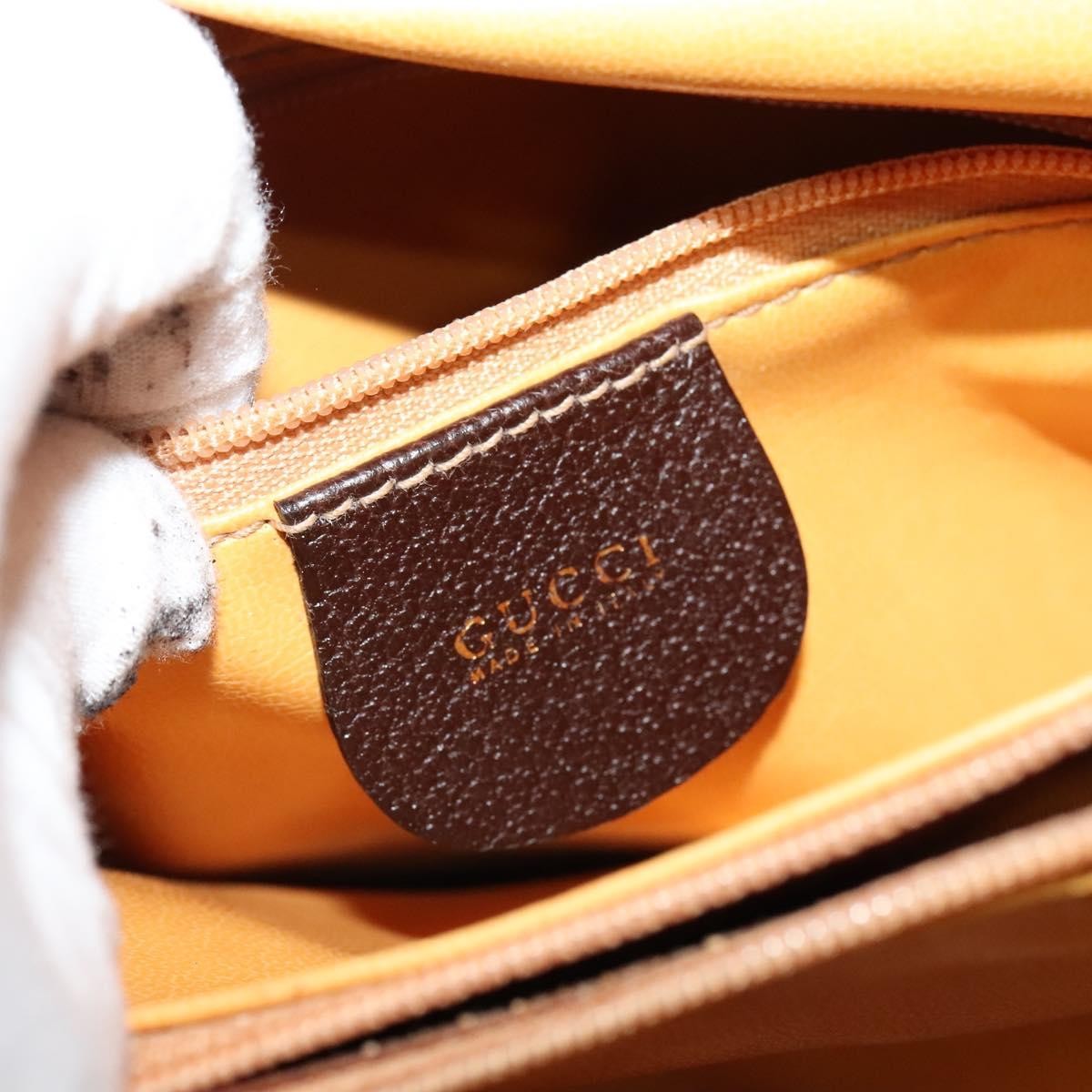 Gucci Bamboo Handle Tote Leather, BROWN, LEATHER, Tote bag