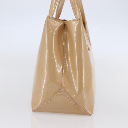 Louis Vuitton Wilshire Handbag Monogram Vernis, BEIGE, PATENT_LEATHER, Handbag