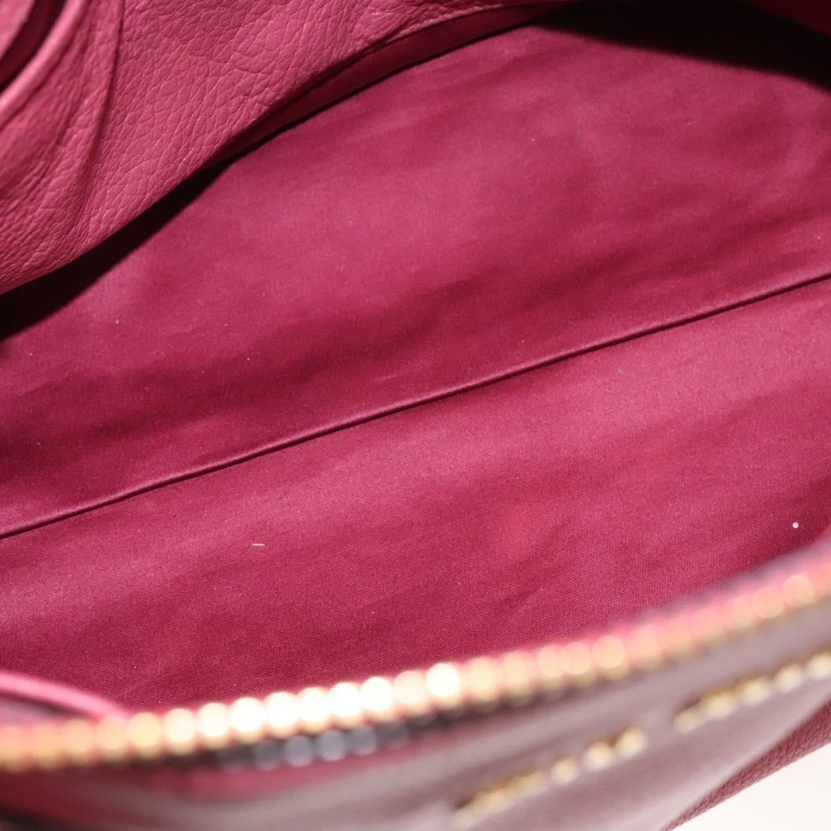 Miu Miu Convertible Madras Side Zip Satchel Grainy Leather, PINK, LEATHER, Handbag