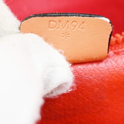 Celine Vintage Flap Shoulder Bag Leather, ORANGE, LEATHER, Shoulder bag