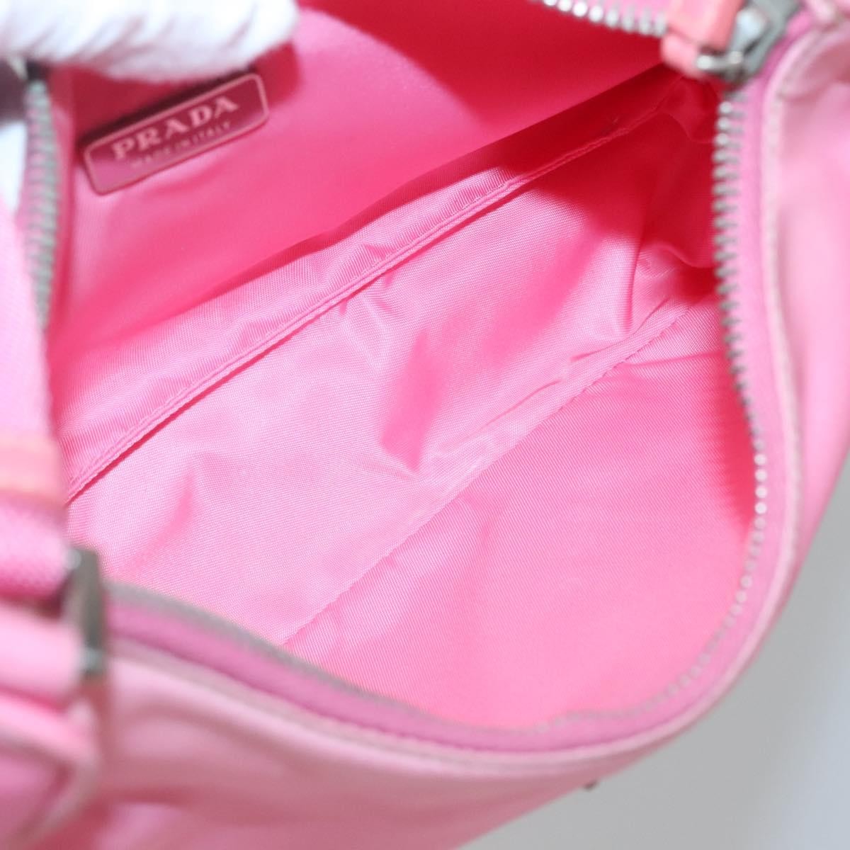 Prada Hobo Tessuto, PINK, NYLON, Clutche & pouche