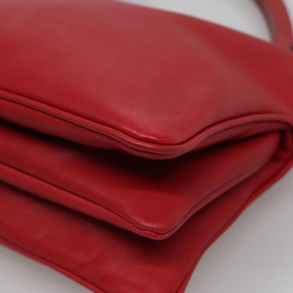 Miu Miu Triple Compartment Convertible Satchel Leather, RED, LEATHER, Shoulder bag