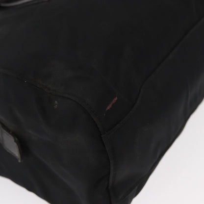 Prada Vintage Chain Shoulder Bag Tessuto, BLACK, NYLON, Shoulder bag