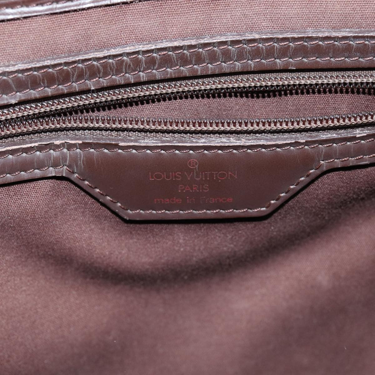 Louis Vuitton Sac Plat Bag Epi Leather, BROWN, LEATHER, Handbag