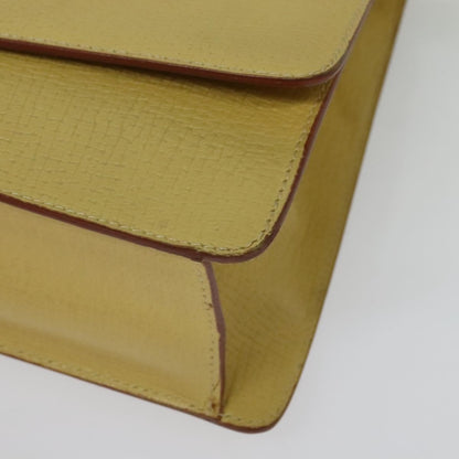 Loewe Barcelona Shoulder Bag Leather, YELLOW, LEATHER, Shoulder bag