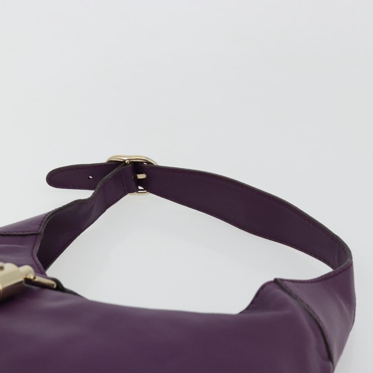 Gucci Jackie Original Shoulder Bag Leather, Purple, Leather, Handbag
