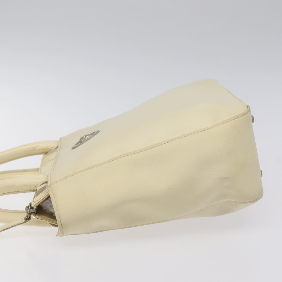 Versace Vintage Handbag Nylon, BEIGE, NYLON, Handbag