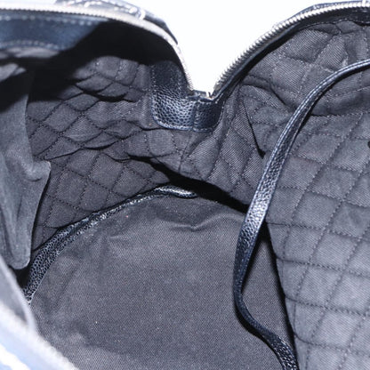 Chanel Optic Coco Bowler Bag Printed Coated Canvas with Caviar, BLACK, PVC, Travel bag