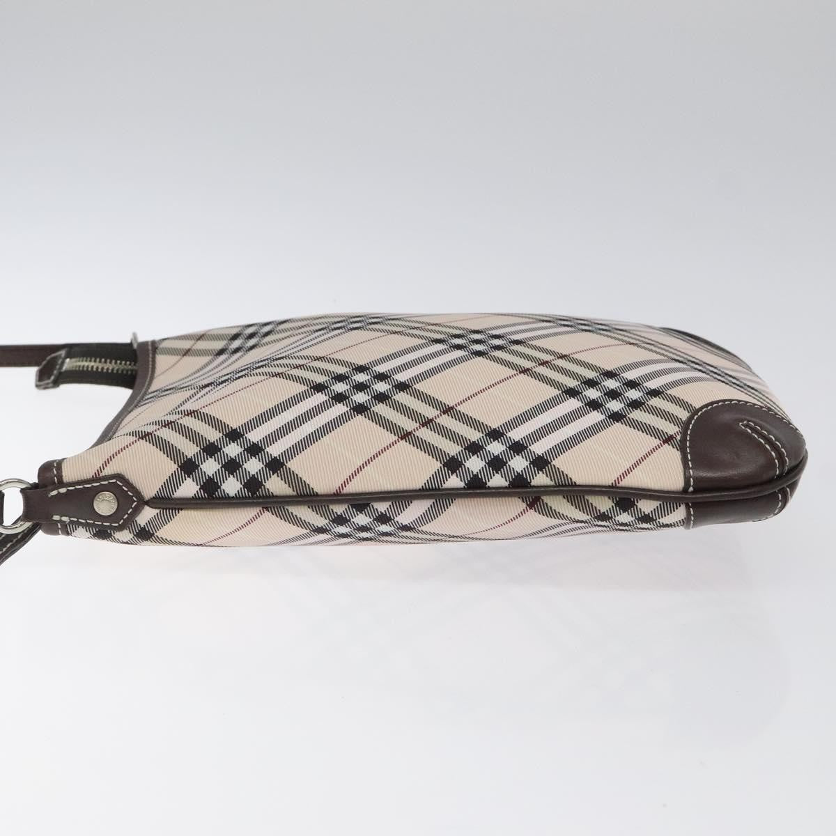 Burberry Nova Check Blue Label Canvas, BEIGE, CANVAS, Shoulder bag