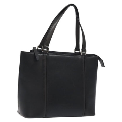 Burberry Vintage Handbag Leather, BLACK, LEATHER, Handbag