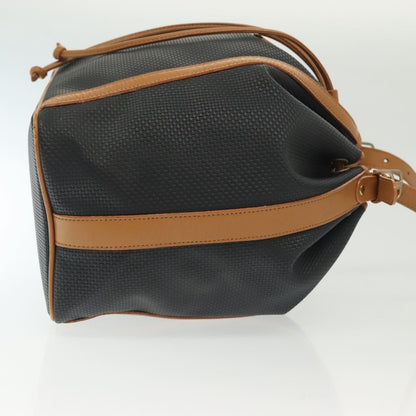 Saint Laurent Vintage Shoulder Bag PVC Leather, BLACK, PVC, Shoulder bag