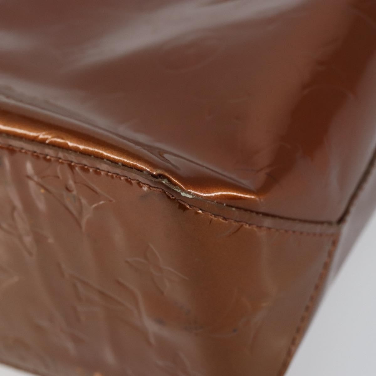 Louis Vuitton Reade Handbag Monogram Vernis, BROWN, PATENT_LEATHER, Handbag