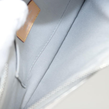 Louis Vuitton Pochette Plate Monogram mirror, SILVER, PATENT_LEATHER, Clutche & pouche