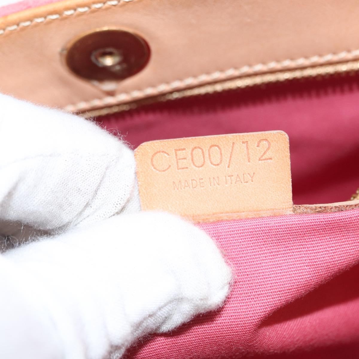 Celine C Macadam Shoulder bag Suede, PINK, SUEDE, Shoulder bag