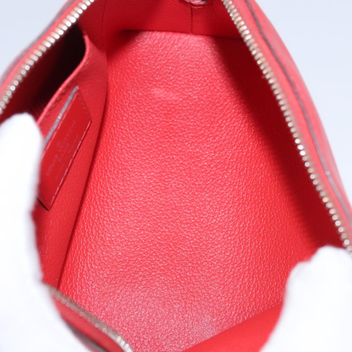 Louis Vuitton Cosmetic Pouch Epi Leather, RED, LEATHER, Clutche & pouche
