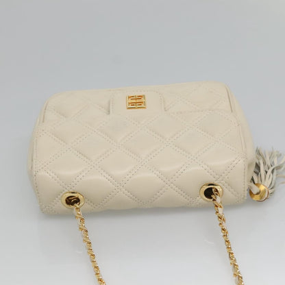 Givenchy Shoulder Bag Leather, WHITE, LEATHER, Shoulder bag