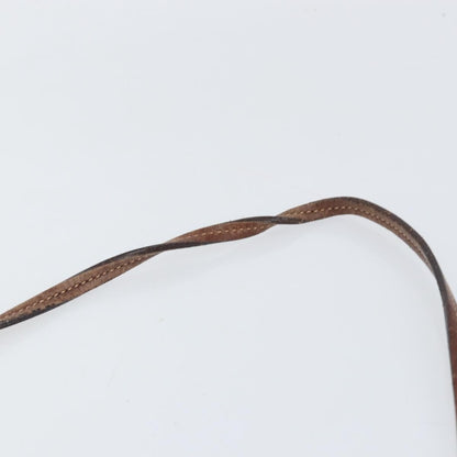 Prada Logo Flat Messenger Canvas, BROWN, CANVAS, Shoulder bag