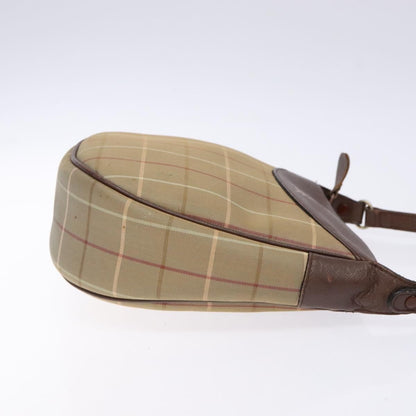 Burberry Nova check Shoulder bag Canvas, BEIGE, CANVAS, Shoulder bag