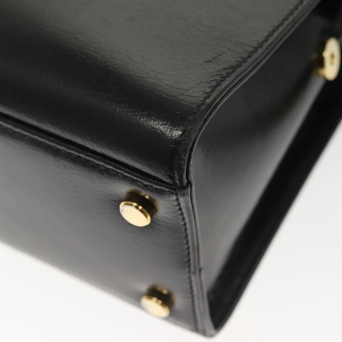 Salvatore Ferragamo Convertible Dome Gancini Leather, BLACK, LEATHER, Handbag