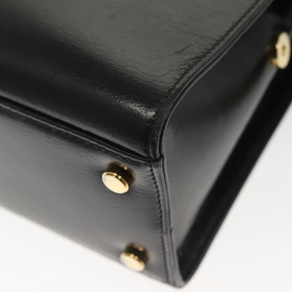 Salvatore Ferragamo Convertible Dome Gancini Leather, BLACK, LEATHER, Handbag