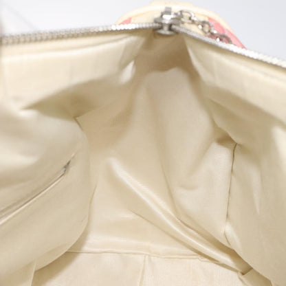 Bvlgari B.Zero1 Logomania Bag Canvas with Leather, PINK, CANVAS, Handbag