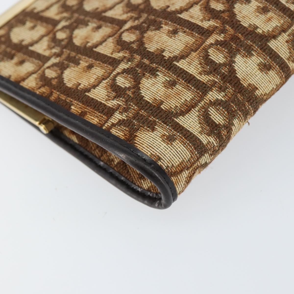 Christian Dior Vintage Trotter Pouch Diorissimo Canvas, BROWN, CANVAS, Clutche & pouche
