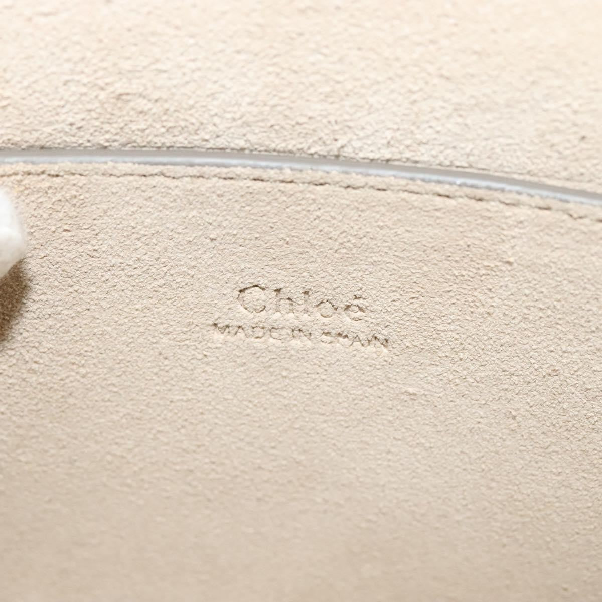 Chloe Faye Crossbody Leather and Suede, Gray, Suede, Shoulder Bag