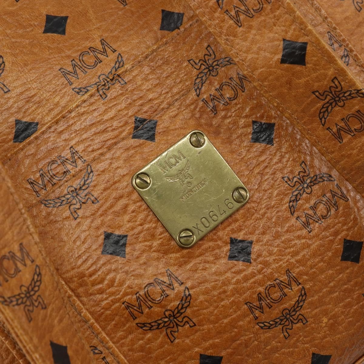 MCM Vintage Visetos Tote bag Canvas, BROWN, CANVAS, Tote bag