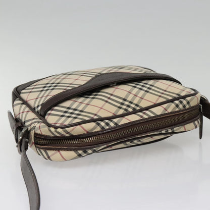 Burberry Camera Crossbody Bag Vintage Check Canvas, BEIGE, CANVAS, Shoulder bag