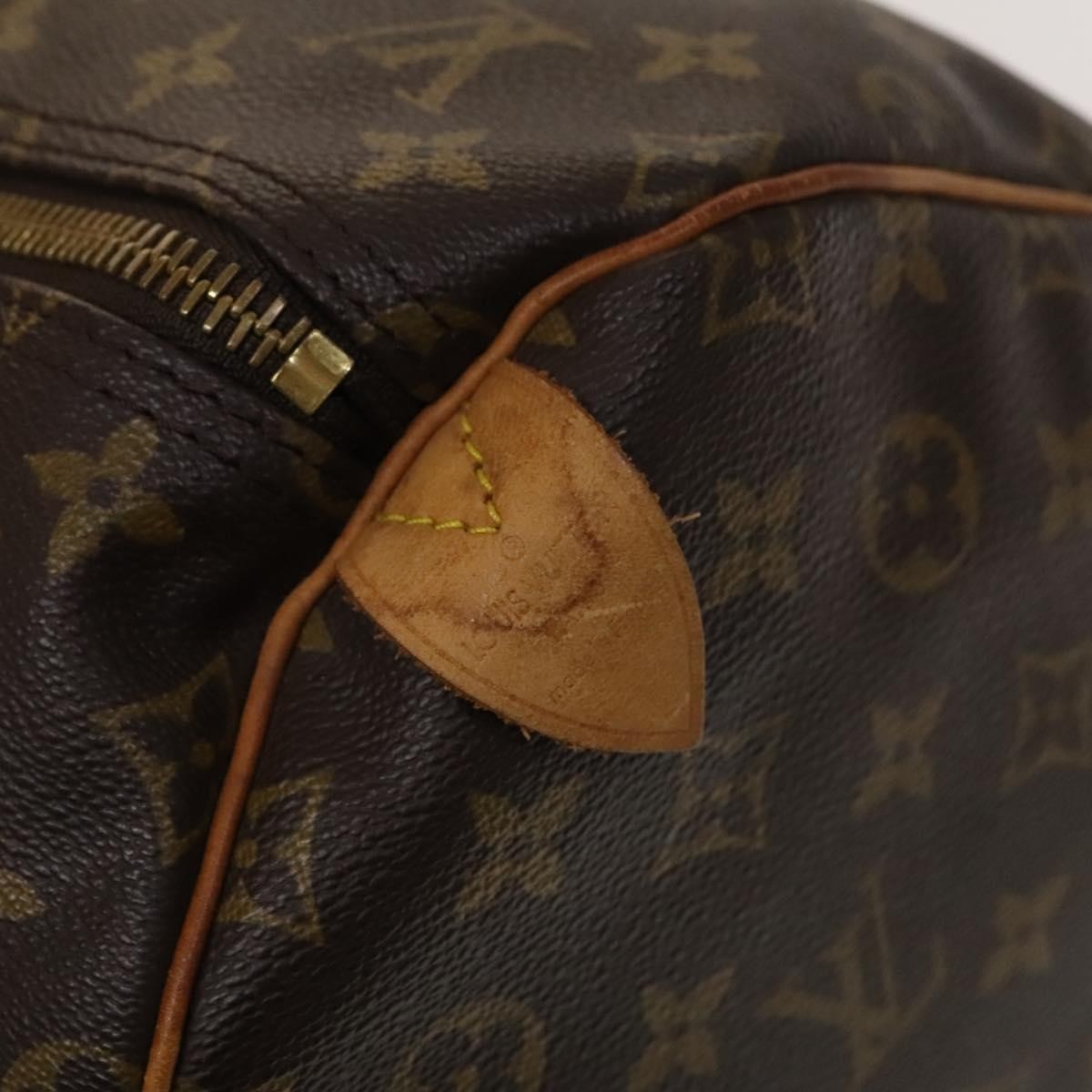 Louis Vuitton Keepall Bag Monogram Canvas, BROWN, CANVAS, Travel bag