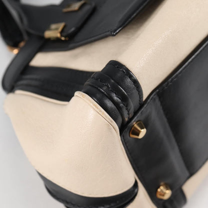 Chloe Alice Satchel Leather, WHITE, LEATHER, Handbag