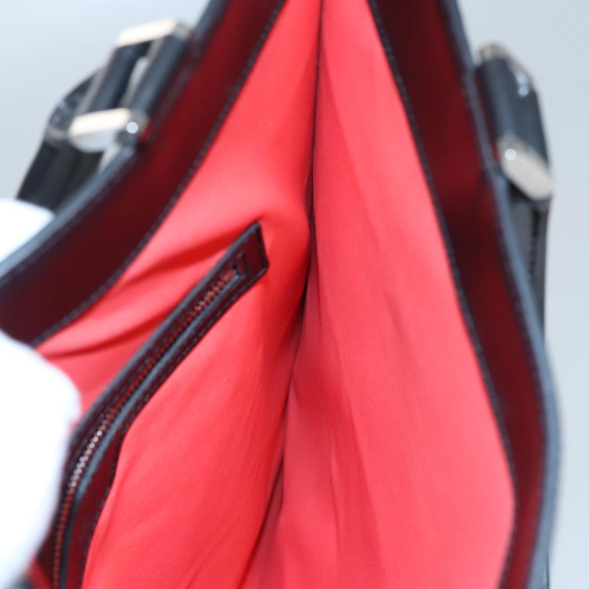 Louis Vuitton Epi Stretch Silver Fizz handbag Epi Stretch, BLACK, LEATHER, Handbag