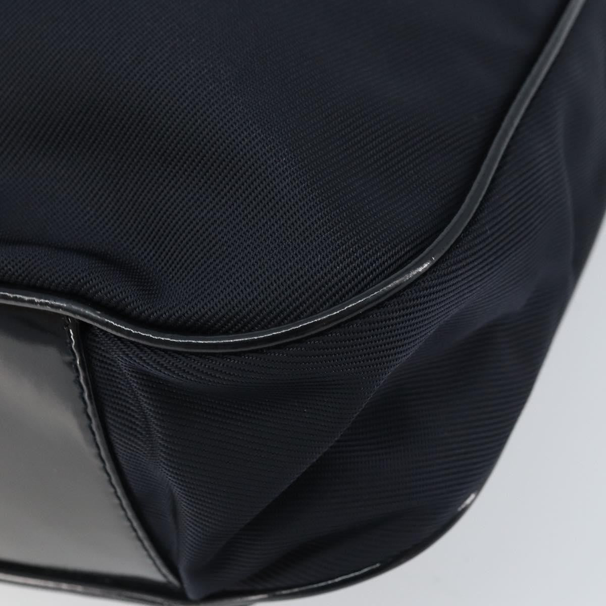 Gucci Vintage Bamboo Shoulder Bag Nylon, BLACK, NYLON, Shoulder bag