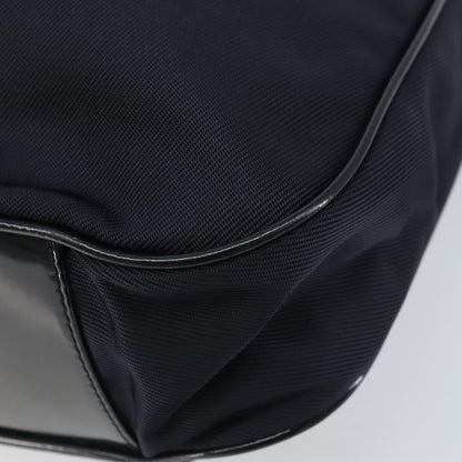 Gucci Vintage Bamboo Shoulder Bag Nylon, BLACK, NYLON, Shoulder bag