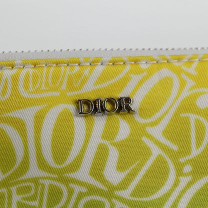 Christian Dior Pouch Stussy Nylon, YELLOW, NYLON, Clutche & pouche