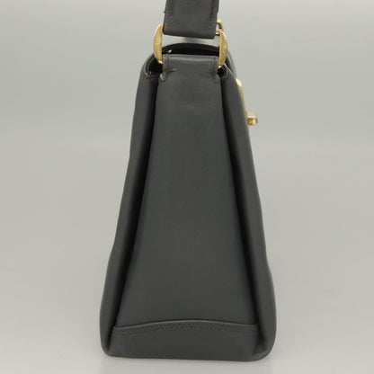 Gucci 1973 Top Handle Bag Leather, GRAY, LEATHER, Handbag