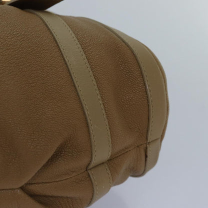 Bvlgari Doppio Handbag Leather, BROWN, LEATHER, Handbag