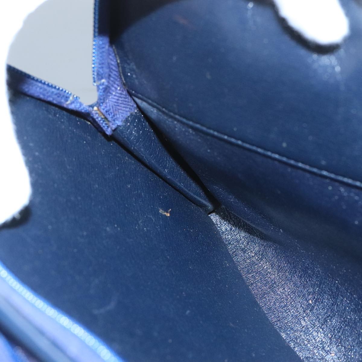 Christian Dior Vintage Trotter Crossbody Bag Diorissimo Coated Canvas, NAVY, CANVAS, Shoulder bag