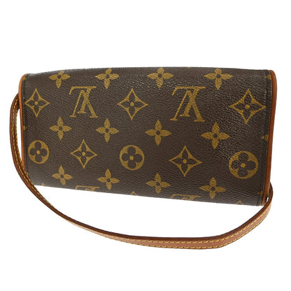 Louis Vuitton Twin Handbag Monogram Canvas, BROWN, CANVAS, Clutche & pouche