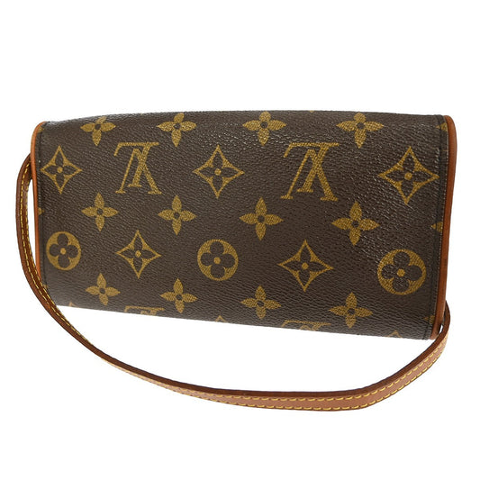 Louis Vuitton Twin Handbag Monogram Canvas, BROWN, CANVAS, Clutche & pouche