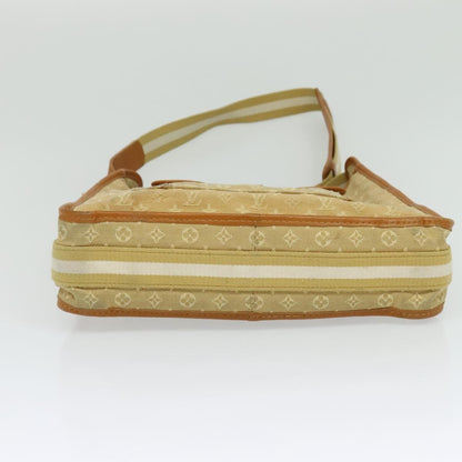 Louis Vuitton Mary Kate Messenger Bag Mini Lin, BEIGE, CANVAS, Shoulder bag