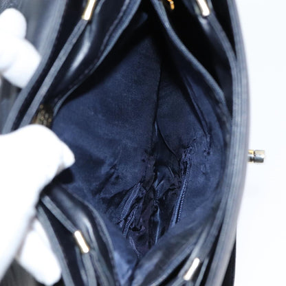 Bally Vintage Shoulder Bag Leather, BLACK, LEATHER, Shoulder bag