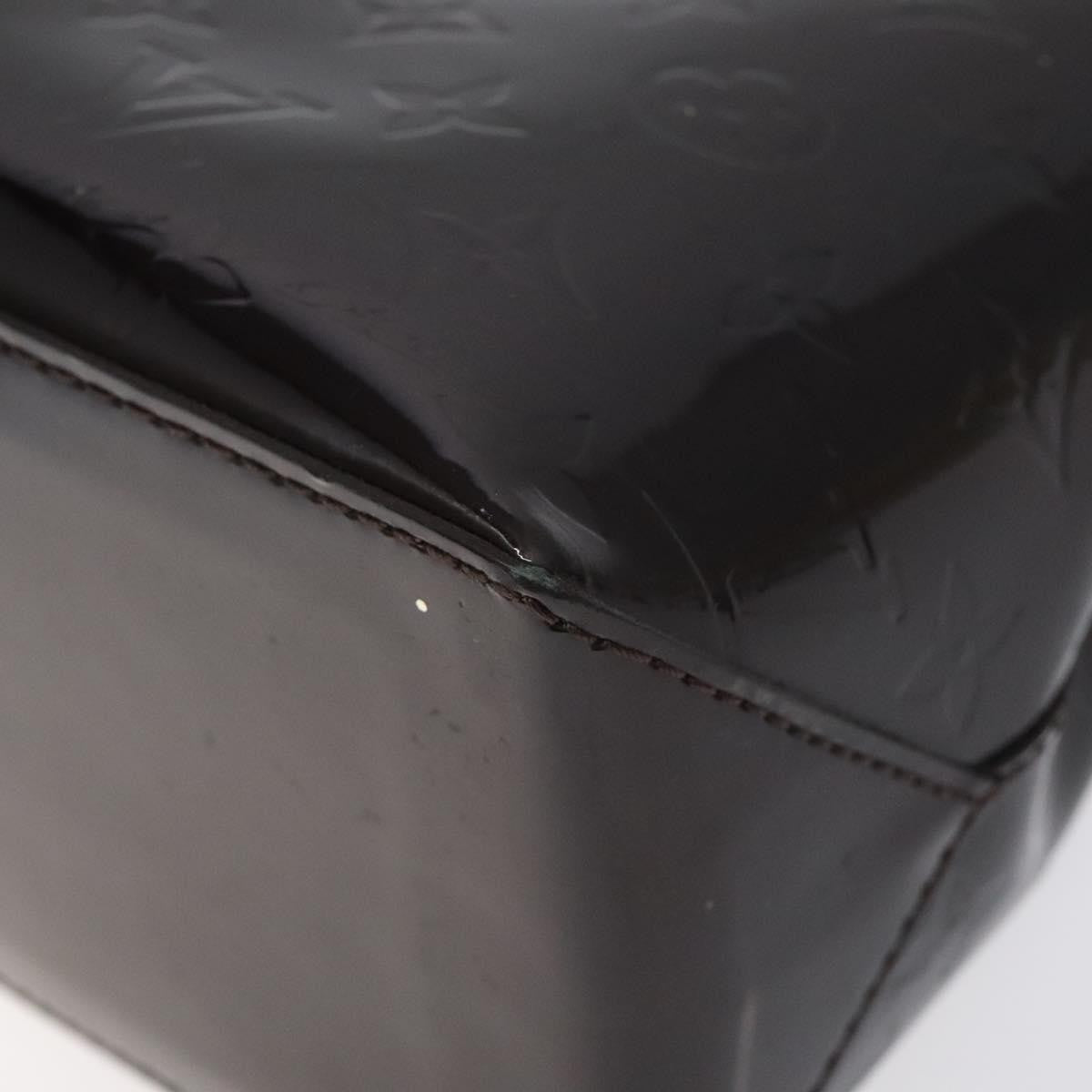 Louis Vuitton Wilshire Handbag Monogram Vernis, BURGUNDY, PATENT_LEATHER, Handbag