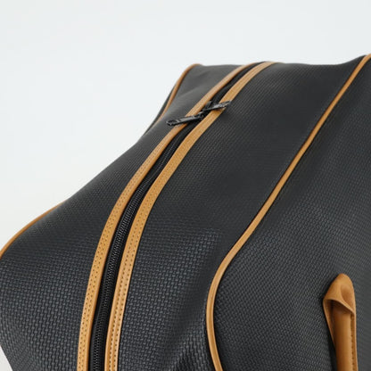 Saint Laurent Vintage Boston PVC Leather, BLACK, PVC, Travel bag