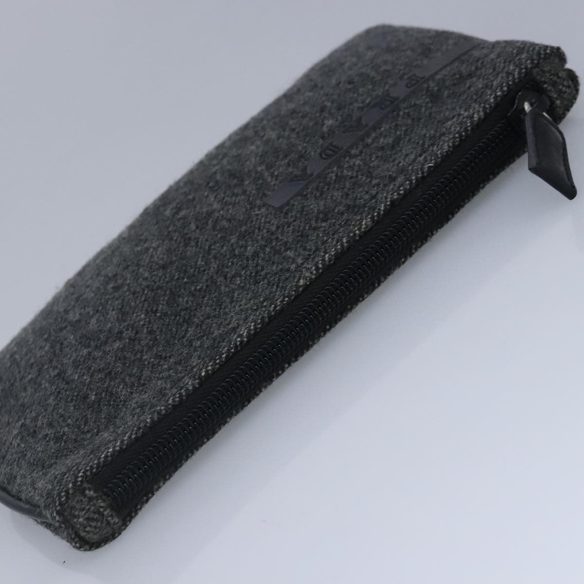 Prada Sport pouch Wool, BLACK, WOOL, Clutche & pouche